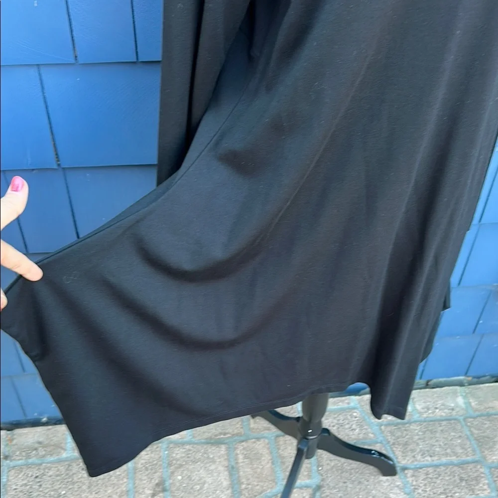 Bryn Walker Chels Long Sleeve dress black simple stretch - Picture 5 of 10